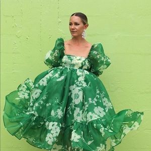 The Summer Field French Puff Dress - Selkie